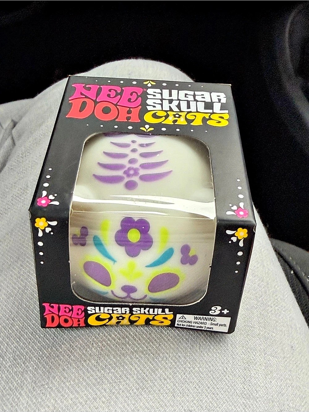 Schylling NeeDoh Sugar Skull Cat